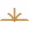 Ekena Millwork Redmond Rough Sawn Timber Gable Bracket, Western Red Cedar, 96"W x 44"H x 4"D x 6"F, 11/12 Pitch GBW096X44X0406RED00RWR - alternate 1